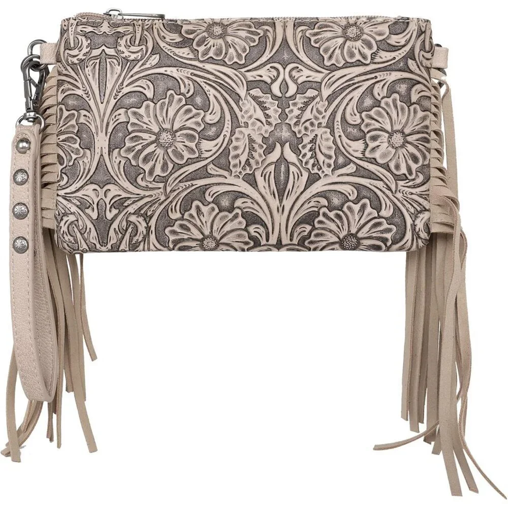 Western Leather Crossbody Bag Women's Small Purse Credit Card Slots
